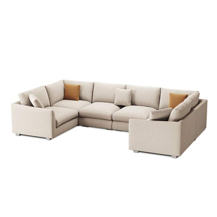 Living Room 25Home | Aalto Boutique Feathers U Sectional