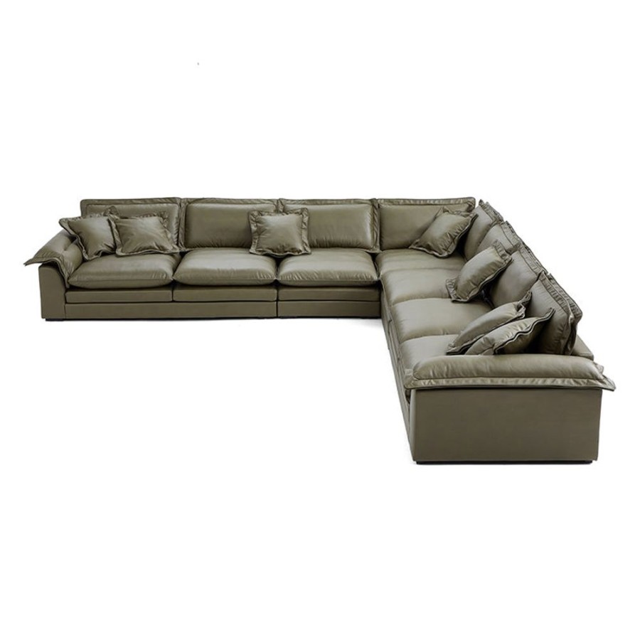 Living Room 25home | Sandwich Corner Sectional Olive