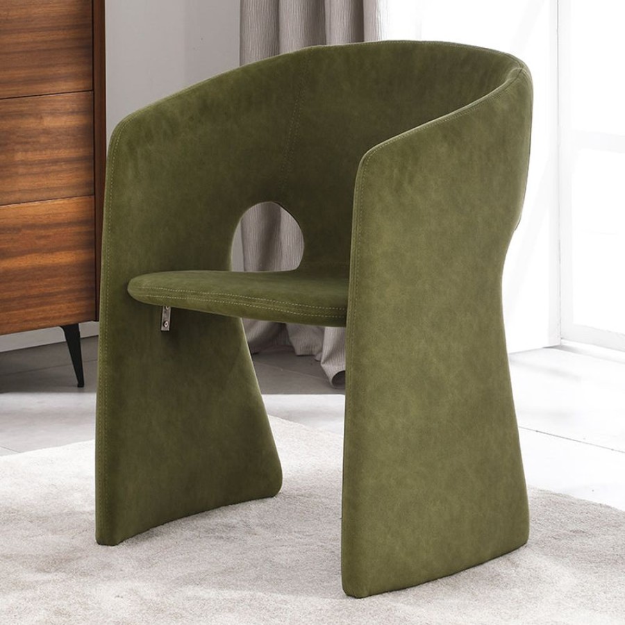 Dining Room 25Home | Gullichesen Chic Suede Dining Chair Green