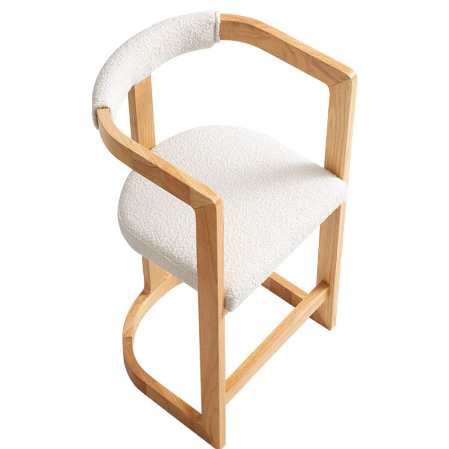 Dining Room 25Home | Gullichsen Modern Boucle Dining Stool