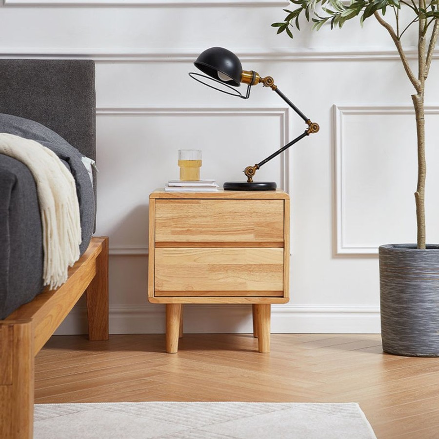 Living Room Trends Furniture Inc | Gullichsen 2-Drawer Wood Nightstand