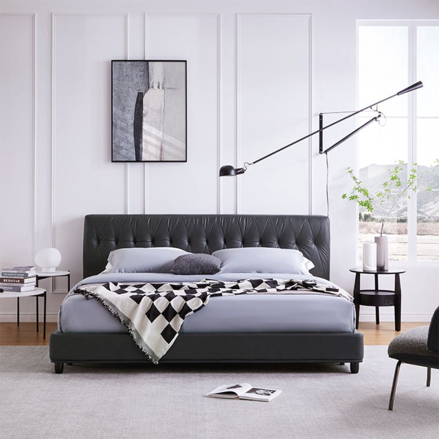 Bedroom 25home | Aalto Luna Bed Black