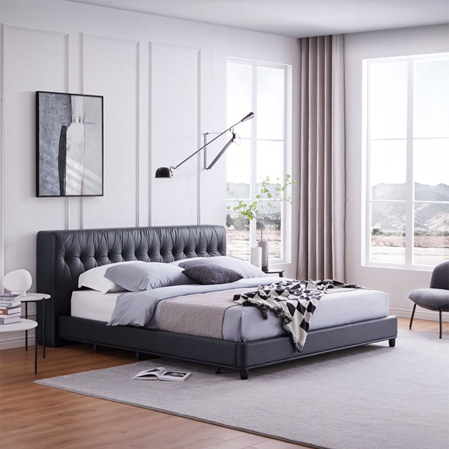 Bedroom 25home | Aalto Luna Bed Black