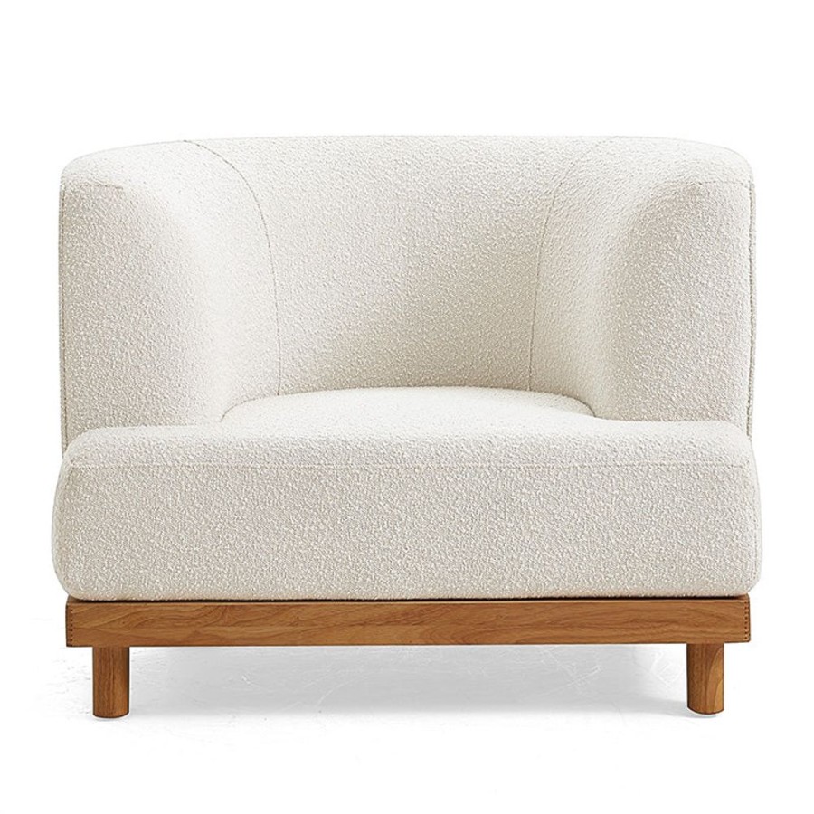 Living Room 25Home | Gullichsen Sturdy Boucle Lounge Chair