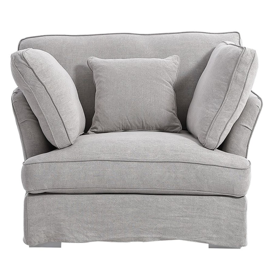 Living Room 25Home | Hygge Armchair Gray