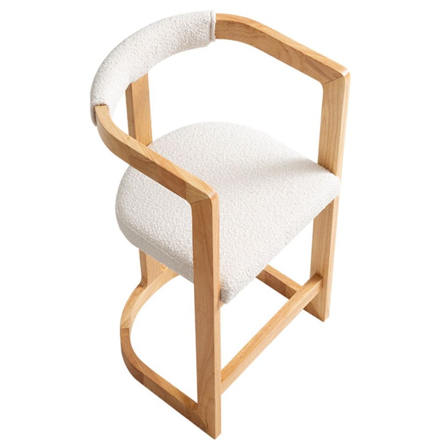 Living Room 25Home | Gullichsen Modern Boucle Dining Stool