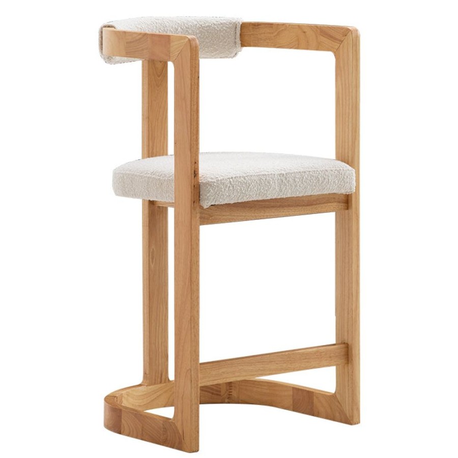 Living Room 25Home | Gullichsen Modern Boucle Dining Stool